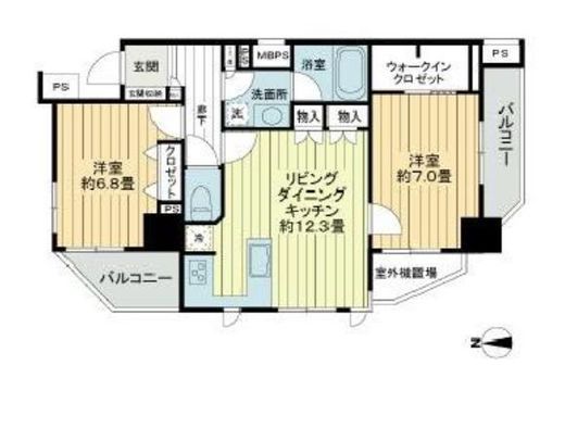 ライオンズプラザ武蔵関リュイール 11階 間取り図