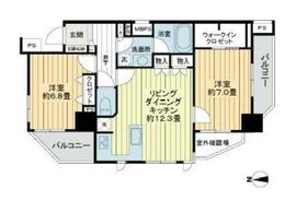 ライオンズプラザ武蔵関リュイール 11階 間取り図