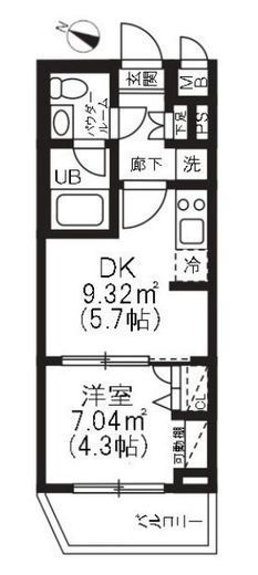 アーバンパーク品川豊町 508 間取り図