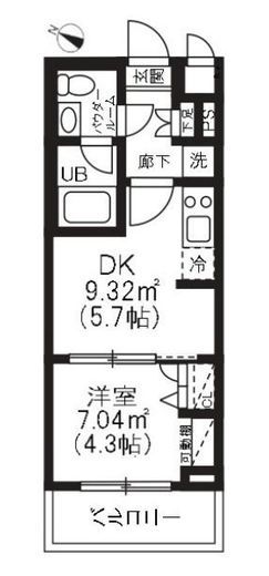 アーバンパーク品川豊町 507 間取り図