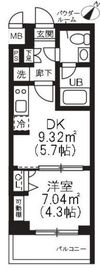 アーバンパーク品川豊町 303 間取り図