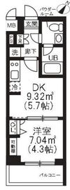 アーバンパーク品川豊町 403 間取り図