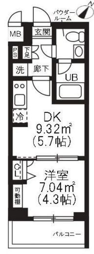 アーバンパーク品川豊町 103 間取り図