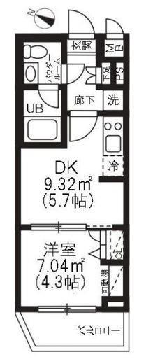 アーバンパーク品川豊町 209 間取り図