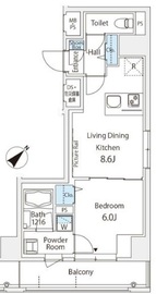 Oriental Yokoyamacho 701 間取り図