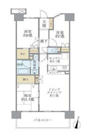ティスタ西大島デル・コート 4階 間取り図