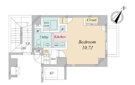 AIFLAT dokanyama (アイフラット道灌山) 402 間取り図