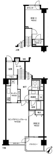 参宮橋マンション 115 間取り図