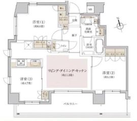 アージョ早稲田 10階 間取り図