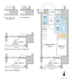 プラウドフラット亀戸ステーションプレイス 1405 間取り図