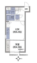 ルネサンスコート高田馬場Patria 301 間取り図