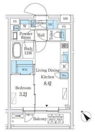 JMFレジデンス新板橋 305 間取り図
