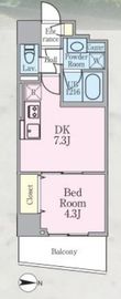 リックアート東陽 503 間取り図