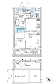 JMFレジデンス新板橋 104 間取り図