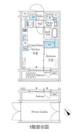 JMFレジデンス新板橋 106 間取り図