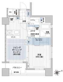 CONOE銀座イースト 2階 間取り図
