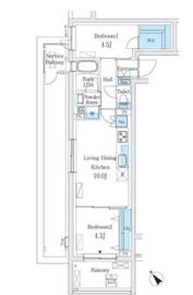 JMFレジデンス新板橋 404 間取り図
