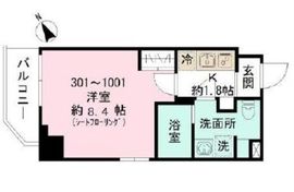 ルシェロ平井 1001 間取り図