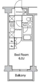 プラウドフラット目黒行人坂 603 間取り図