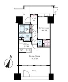 イニシア板橋区役所前 1階 間取り図
