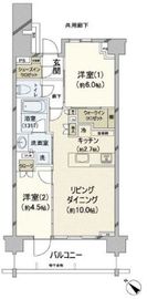 パークホームズ横浜反町 3階 間取り図