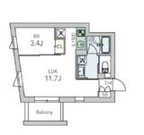 グランデュオ中野6 (GranDuo Nakano6) 102 間取り図
