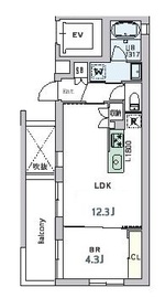 グランデュオ中野6 (GranDuo Nakano6) 205 間取り図