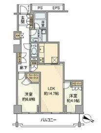 アトラスタワー小石川 7階 間取り図