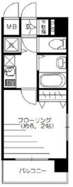 ラグジュアリーアパートメント三田慶大前 8階 間取り図