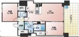 ザ・グランアルト錦糸町 5階 間取り図