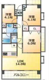 パークハウス木場公園 2階 間取り図