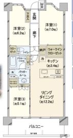 ザ・テラス戸塚グランターミナル 5階 間取り図