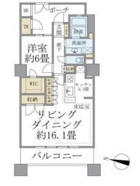 レジデンス・ザ・武蔵小杉 20階 間取り図