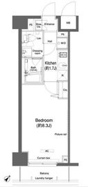 プラウドフラット鶴見Ⅰ 1011 間取り図