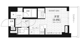 ステージファースト亀戸 8階 間取り図