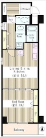 RESIDENCE SATSUMA 307 間取り図