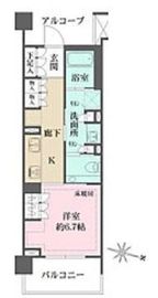 ザ・パークハウス千歳烏山グローリオエアリーコート 3階 間取り図