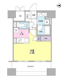 スタイリオ横浜反町 604 間取り図