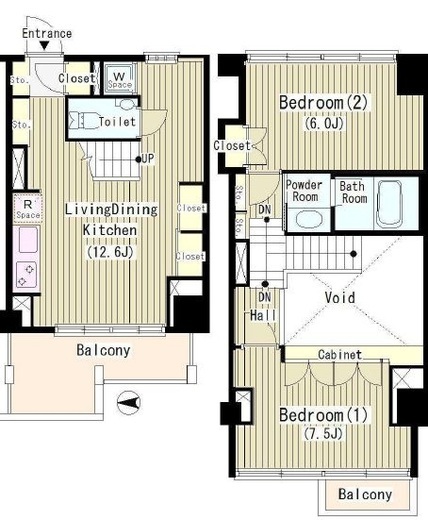 ROKA TERRAZZA （ロカテラーザ） 2501 間取り図