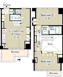 ROKA TERRAZZA （ロカテラーザ） 2501 間取り図