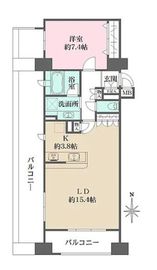 国立デュープレックスⅠ 9階 間取り図