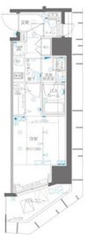 ZOOM横浜関内 11階 間取り図