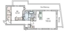 グランデュオ代々木公園3 (GranDuo Yoyogikoen3) 401 間取り図