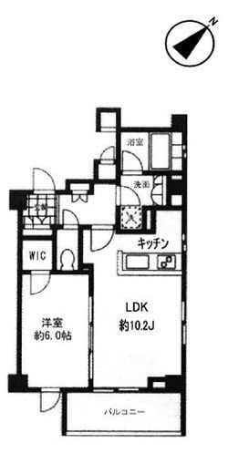 プライムアーバン用賀 309 間取り図
