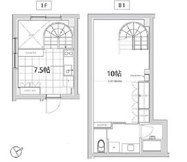 エスセナーリオ四谷坂町 101 間取り図