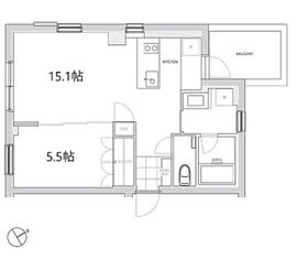 エスセナーリオ四谷坂町 301 間取り図