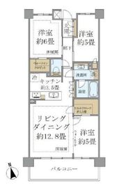 グランリビオ浜田山 3階 間取り図