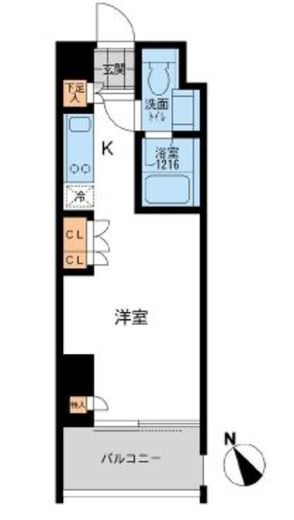 アーデン五反田 702 間取り図