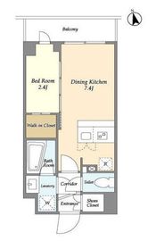 La Douceur志茂 (ラドゥセール志茂) 607 間取り図