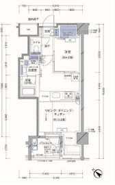 ラティエラ横濱大通り公園 602 間取り図